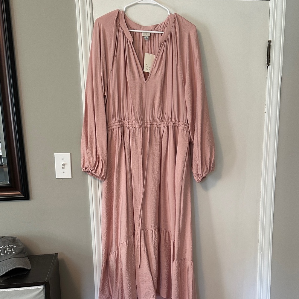 a new day Blush Long Sleeve Dress